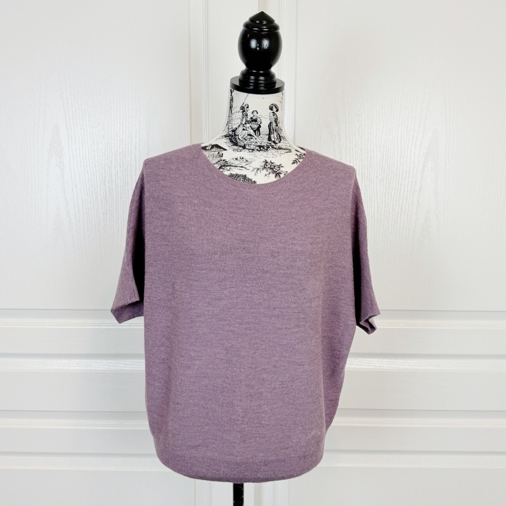 The Reset R Label 100% Wool Essential Pullover Lilac Size S/M